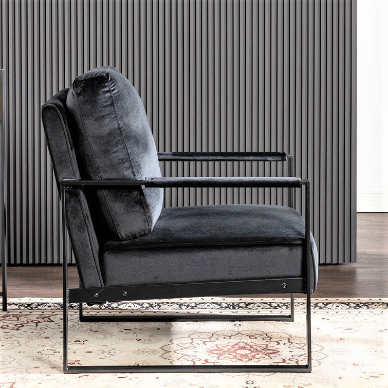 Steel discount frame armchair